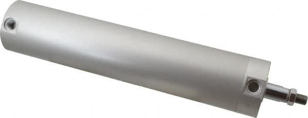 SMC PNEUMATICS - 2-1/2" Bore Double Acting Air Cylinder - 1/4 Port, 1/2-20 Rod Thread, 140 Max psi, 40 to 140°F - Americas Industrial Supply