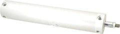 SMC PNEUMATICS - 2-1/2" Bore Double Acting Air Cylinder - 1/4 Port, 1/2-20 Rod Thread, 140 Max psi, 40 to 140°F - Americas Industrial Supply