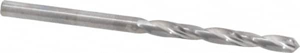Onsrud - 1/8" 118° Solid Carbide Jobber Drill - Bright Finish, Right Hand Cut, Spiral Flute, Straight Shank, 2-1/4" OAL, Faceted Point - Americas Industrial Supply