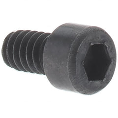 Hex Head Cap Screw: M8 x 1.25 x 16 mm, Grade 12.9 Alloy Steel, Black Oxide Finish Fully Threaded, 6 mm Hex, ISO 4762