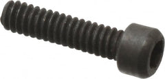 Value Collection - #0-80 UNF Hex Socket Drive, Socket Cap Screw - Alloy Steel, Black Oxide Finish, Fully Threaded, 1/4" Length Under Head - Americas Industrial Supply