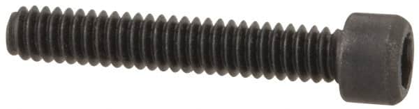 Value Collection - #0-80 UNF Hex Socket Drive, Socket Cap Screw - Alloy Steel, Black Oxide Finish, Fully Threaded, 3/8" Length Under Head - Americas Industrial Supply