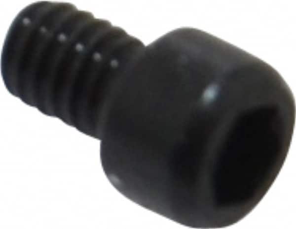 Value Collection - #1-72 UNF Hex Socket Drive, Socket Cap Screw - Alloy Steel, Black Oxide Finish, Fully Threaded, 1/8" Length Under Head - Americas Industrial Supply