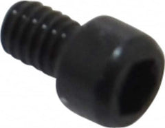 Value Collection - #1-72 UNF Hex Socket Drive, Socket Cap Screw - Alloy Steel, Black Oxide Finish, Fully Threaded, 1/8" Length Under Head - Americas Industrial Supply