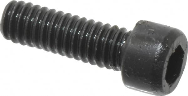 Value Collection - #1-72 UNF Hex Socket Drive, Socket Cap Screw - Alloy Steel, Black Oxide Finish, Fully Threaded, 1/4" Length Under Head - Americas Industrial Supply