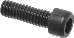 Value Collection - #1-72 UNF Hex Socket Drive, Socket Cap Screw - Alloy Steel, Black Oxide Finish, Fully Threaded, 1/4" Length Under Head - Americas Industrial Supply