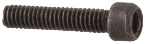 Value Collection - #1-72 UNF Hex Socket Drive, Socket Cap Screw - Alloy Steel, Black Oxide Finish, Fully Threaded, 3/8" Length Under Head - Americas Industrial Supply