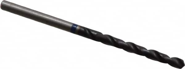 Accupro - #27 120° Cobalt Jobber Drill - TiAlN Finish, Right Hand Cut, Spiral Flute, Straight Shank, 70mm OAL, Split Point - Americas Industrial Supply