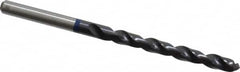Accupro - #9 120° Cobalt Jobber Drill - TiAlN Finish, Right Hand Cut, Spiral Flute, Straight Shank, 86mm OAL, Split Point - Americas Industrial Supply