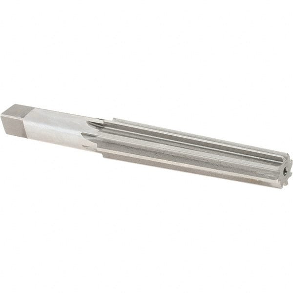Alvord Polk - 0.57" Small End, 0.744" Large End, Straight Shank, 3-1/2" Flute, 2MT Morse Taper Reamer - Americas Industrial Supply
