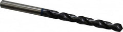 Accupro - Letter F 120° Cobalt Jobber Drill - TiAlN Finish, Right Hand Cut, Spiral Flute, Straight Shank, 101mm OAL, Faceted Point - Americas Industrial Supply