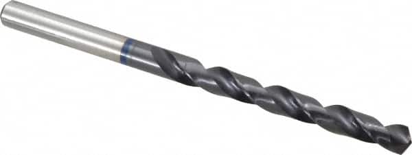 Accupro - 6.8mm 120° Cobalt Jobber Drill - TiAlN Finish, Right Hand Cut, Spiral Flute, Straight Shank, 109mm OAL, Faceted Point - Americas Industrial Supply