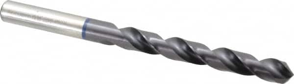 Accupro - 25/64" 120° Cobalt Jobber Drill - TiAlN Finish, Right Hand Cut, Spiral Flute, Straight Shank, 133mm OAL, Faceted Point - Americas Industrial Supply