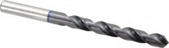 Accupro - 25/64" 120° Cobalt Jobber Drill - TiAlN Finish, Right Hand Cut, Spiral Flute, Straight Shank, 133mm OAL, Faceted Point - Americas Industrial Supply