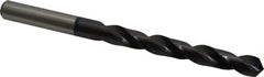 Accupro - 10mm 120° Cobalt Jobber Drill - TiAlN Finish, Right Hand Cut, Spiral Flute, Straight Shank, 133mm OAL, Faceted Point - Americas Industrial Supply