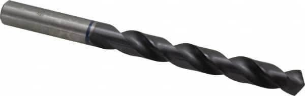 Accupro - 29/64" 120° Cobalt Jobber Drill - TiAlN Finish, Right Hand Cut, Spiral Flute, Straight Shank, 142mm OAL, Faceted Point - Americas Industrial Supply