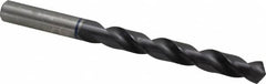 Accupro - 29/64" 120° Cobalt Jobber Drill - TiAlN Finish, Right Hand Cut, Spiral Flute, Straight Shank, 142mm OAL, Faceted Point - Americas Industrial Supply