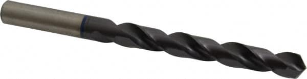 Accupro - 15/32" 120° Cobalt Jobber Drill - TiAlN Finish, Right Hand Cut, Spiral Flute, Straight Shank, 151mm OAL, Faceted Point - Americas Industrial Supply
