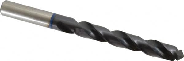Accupro - 13mm 120° Cobalt Jobber Drill - TiAlN Finish, Right Hand Cut, Spiral Flute, Straight Shank, 151mm OAL, Faceted Point - Americas Industrial Supply