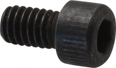 Value Collection - #6-40 UNF Hex Socket Drive, Socket Cap Screw - Alloy Steel, Black Oxide Finish, Fully Threaded, 1/4" Length Under Head - Americas Industrial Supply