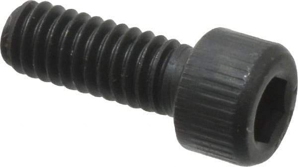 Value Collection - #6-40 UNF Hex Socket Drive, Socket Cap Screw - Alloy Steel, Black Oxide Finish, Fully Threaded, 3/8" Length Under Head - Americas Industrial Supply