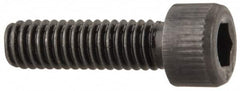 Value Collection - #6-40 UNF Hex Socket Drive, Socket Cap Screw - Alloy Steel, Black Oxide Finish, Fully Threaded, 1/2" Length Under Head - Americas Industrial Supply