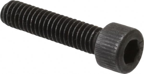 Value Collection - #6-40 UNF Hex Socket Drive, Socket Cap Screw - Alloy Steel, Black Oxide Finish, Fully Threaded, 5/8" Length Under Head - Americas Industrial Supply
