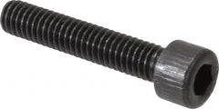 Value Collection - #6-40 UNF Hex Socket Drive, Socket Cap Screw - Alloy Steel, Black Oxide Finish, Fully Threaded, 3/4" Length Under Head - Americas Industrial Supply