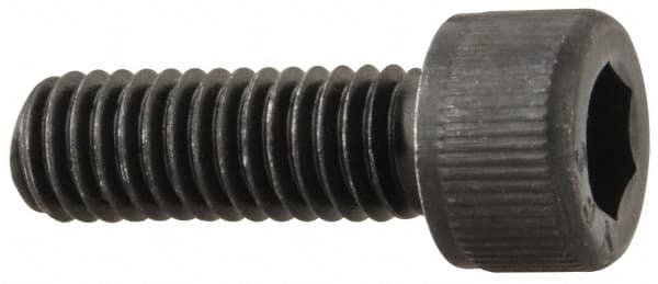 Value Collection - #8-36 UNF Hex Socket Drive, Socket Cap Screw - Alloy Steel, Black Oxide Finish, Fully Threaded, 1/2" Length Under Head - Americas Industrial Supply