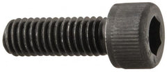 Value Collection - #8-36 UNF Hex Socket Drive, Socket Cap Screw - Alloy Steel, Black Oxide Finish, Fully Threaded, 1/2" Length Under Head - Americas Industrial Supply