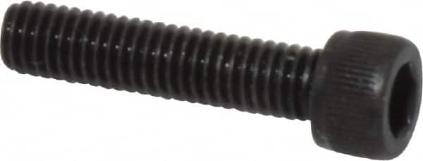 Value Collection - #8-36 UNF Hex Socket Drive, Socket Cap Screw - Alloy Steel, Black Oxide Finish, Fully Threaded, 3/4" Length Under Head - Americas Industrial Supply