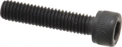 Value Collection - #10-32 UNF Hex Socket Drive, Socket Cap Screw - Alloy Steel, Black Oxide Finish, Fully Threaded, 7/8" Length Under Head - Americas Industrial Supply