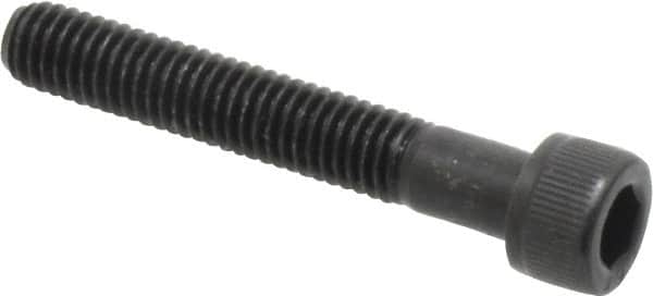 Value Collection - #10-32 UNF Hex Socket Drive, Socket Cap Screw - Alloy Steel, Black Oxide Finish, Partially Threaded, 1-1/4" Length Under Head - Americas Industrial Supply