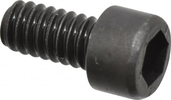 Value Collection - #2-56 UNC Hex Socket Drive, Socket Cap Screw - Alloy Steel, Black Oxide Finish, Fully Threaded, 3/16" Length Under Head - Americas Industrial Supply