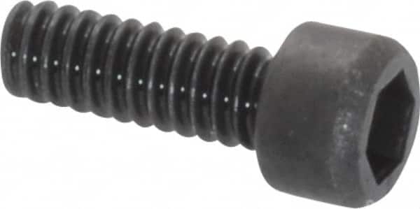 Value Collection - #2-56 UNC Hex Socket Drive, Socket Cap Screw - Alloy Steel, Black Oxide Finish, Fully Threaded, 1/4" Length Under Head - Americas Industrial Supply