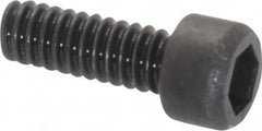 Value Collection - #2-56 UNC Hex Socket Drive, Socket Cap Screw - Alloy Steel, Black Oxide Finish, Fully Threaded, 1/4" Length Under Head - Americas Industrial Supply