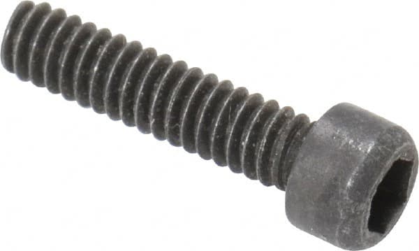 Value Collection - #2-56 UNC Hex Socket Drive, Socket Cap Screw - Alloy Steel, Black Oxide Finish, Fully Threaded, 3/8" Length Under Head - Americas Industrial Supply