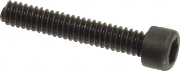 Value Collection - #2-56 UNC Hex Socket Drive, Socket Cap Screw - Alloy Steel, Black Oxide Finish, Fully Threaded, 1/2" Length Under Head - Americas Industrial Supply