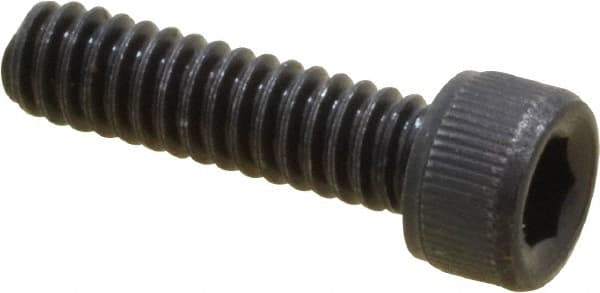 Value Collection - #3-48 UNC Hex Socket Drive, Socket Cap Screw - Alloy Steel, Black Oxide Finish, Fully Threaded, 3/8" Length Under Head - Americas Industrial Supply