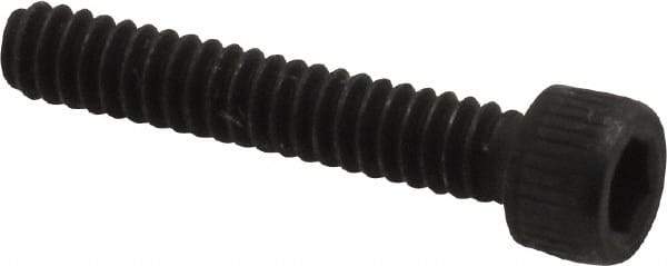 Value Collection - #4-40 UNC Hex Socket Drive, Socket Cap Screw - Alloy Steel, Black Oxide Finish, Fully Threaded, 5/8" Length Under Head - Americas Industrial Supply
