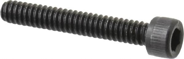 Value Collection - #4-40 UNC Hex Socket Drive, Socket Cap Screw - Alloy Steel, Black Oxide Finish, Fully Threaded, 3/4" Length Under Head - Americas Industrial Supply
