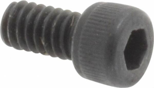 Value Collection - #5-40 UNC Hex Socket Drive, Socket Cap Screw - Alloy Steel, Black Oxide Finish, Fully Threaded, 1/4" Length Under Head - Americas Industrial Supply