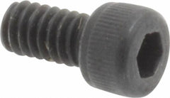 Value Collection - #5-40 UNC Hex Socket Drive, Socket Cap Screw - Alloy Steel, Black Oxide Finish, Fully Threaded, 1/4" Length Under Head - Americas Industrial Supply