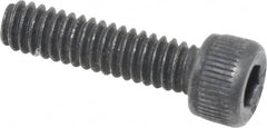 Value Collection - #5-40 UNC Hex Socket Drive, Socket Cap Screw - Alloy Steel, Black Oxide Finish, Fully Threaded, 1/2" Length Under Head - Americas Industrial Supply