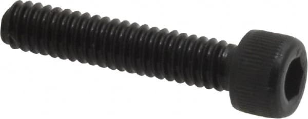 Value Collection - #5-40 UNC Hex Socket Drive, Socket Cap Screw - Alloy Steel, Black Oxide Finish, Fully Threaded, 5/8" Length Under Head - Americas Industrial Supply