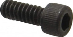 Value Collection - #6-32 UNC Hex Socket Drive, Socket Cap Screw - Alloy Steel, Black Oxide Finish, Fully Threaded, 3/8" Length Under Head - Americas Industrial Supply