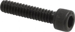 Value Collection - #6-32 UNC Hex Socket Drive, Socket Cap Screw - Alloy Steel, Black Oxide Finish, Fully Threaded, 5/8" Length Under Head - Americas Industrial Supply