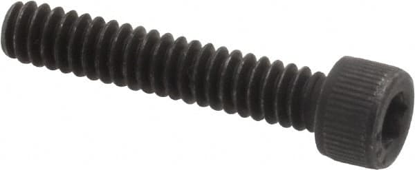 Value Collection - #6-32 UNC Hex Socket Drive, Socket Cap Screw - Alloy Steel, Black Oxide Finish, Fully Threaded, 3/4" Length Under Head - Americas Industrial Supply