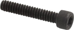 Value Collection - #6-32 UNC Hex Socket Drive, Socket Cap Screw - Alloy Steel, Black Oxide Finish, Fully Threaded, 3/4" Length Under Head - Americas Industrial Supply
