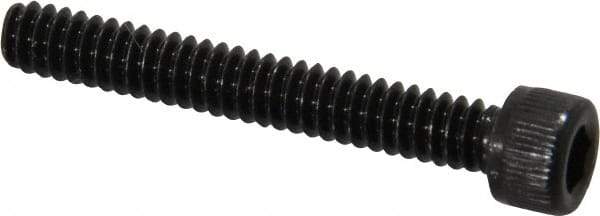 Value Collection - #6-32 UNC Hex Socket Drive, Socket Cap Screw - Alloy Steel, Black Oxide Finish, Fully Threaded, 1" Length Under Head - Americas Industrial Supply